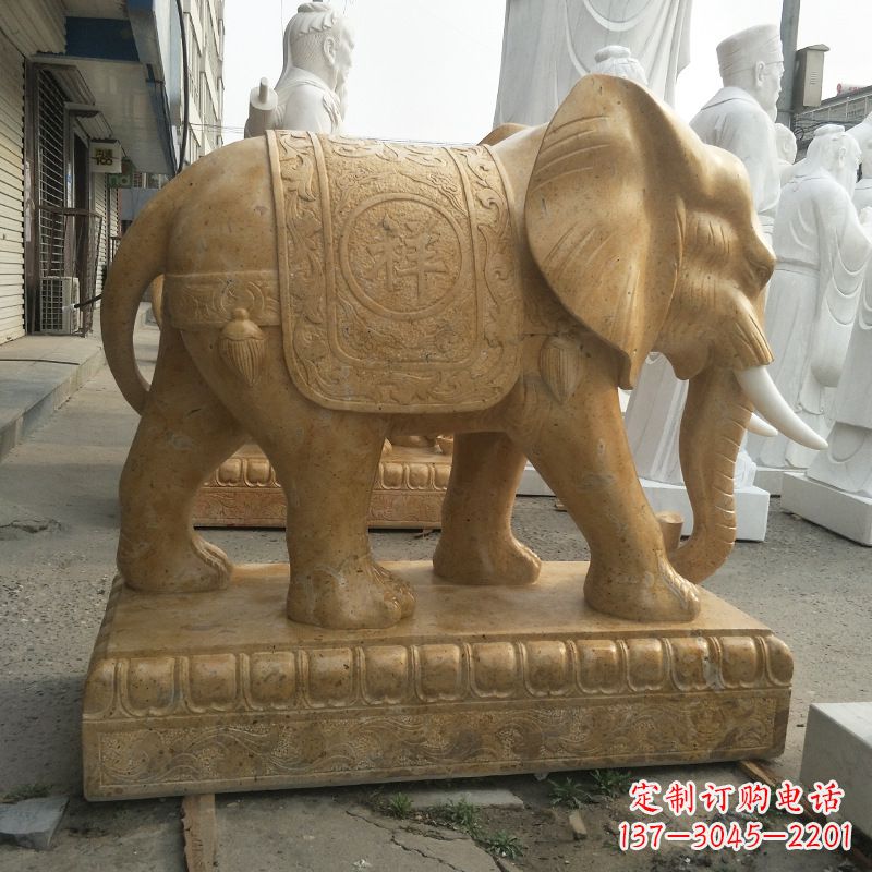 湖南中领雕塑定制精美大象雕塑
