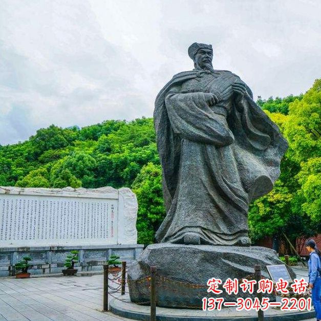 湖南汇聚历史荣光——中领雕塑诸葛亮雕塑
