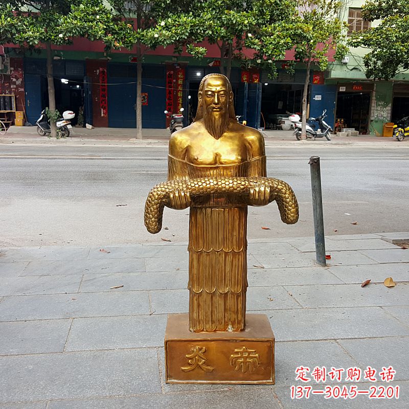 湖南昆仑山神农雕塑像,传承古老艺术