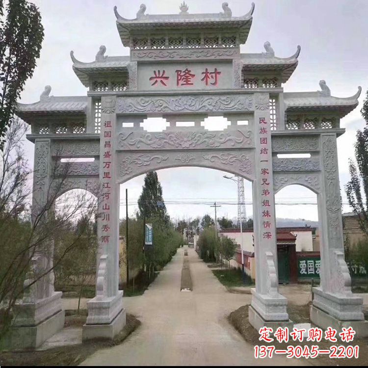 湖南牌坊雕塑--武当山艺术之美
