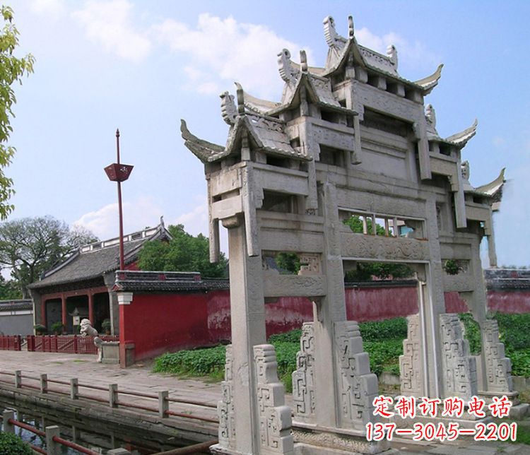 湖南专业大型牌坊石雕制作