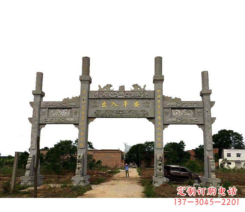 湖南三门牌坊石雕——传承古文化风韵