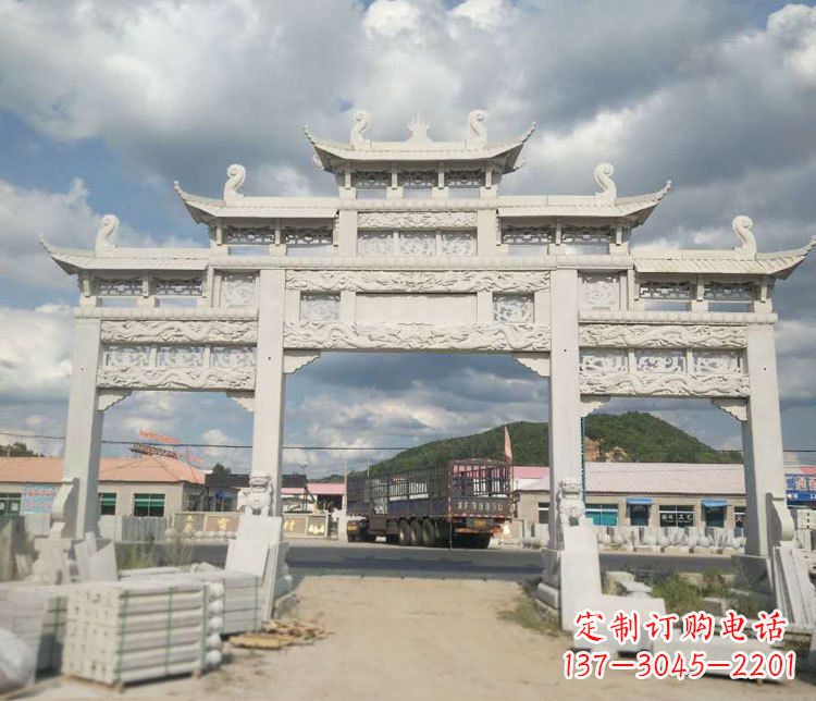 湖南精美大理石牌坊石雕——给您的家园增添优雅气质