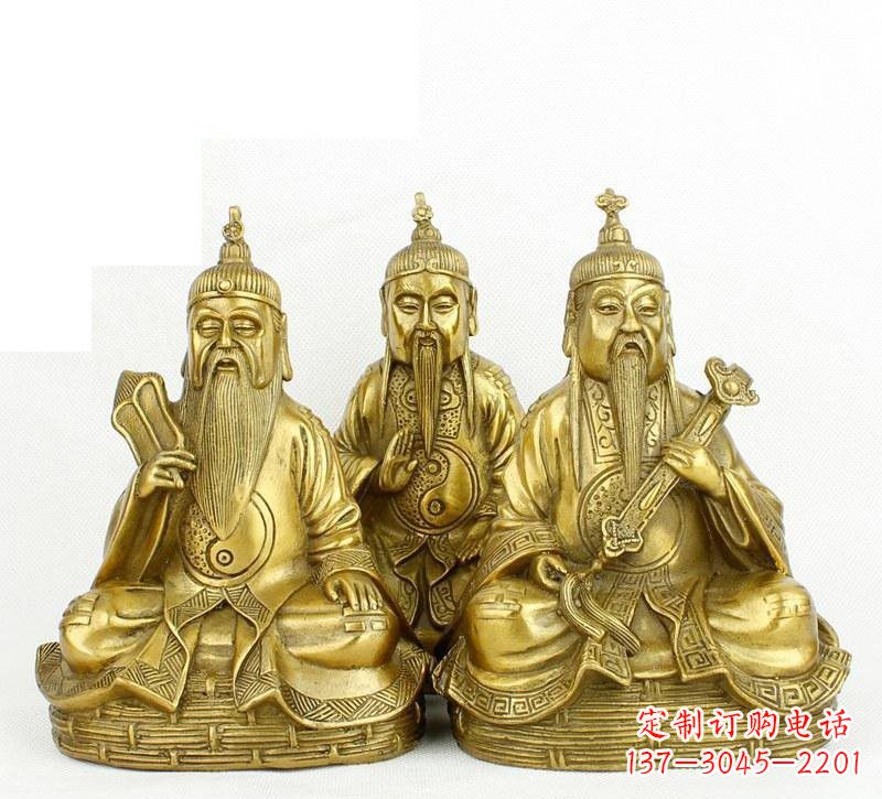 湖南三清祖师神像铜雕,古典经典展现