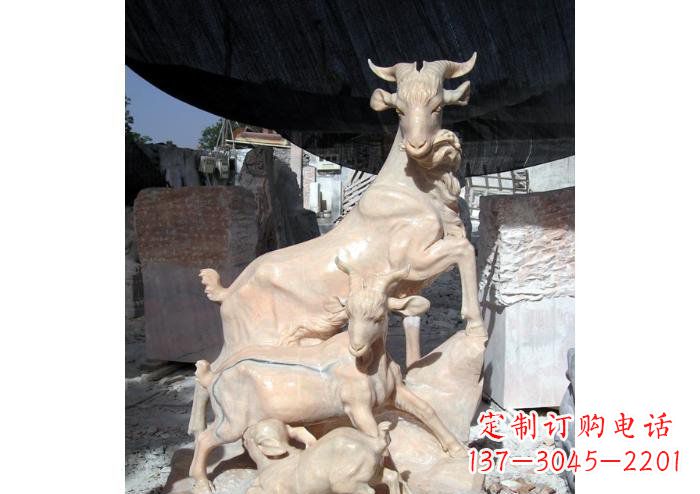 湖南三阳开泰公园独特动物石雕