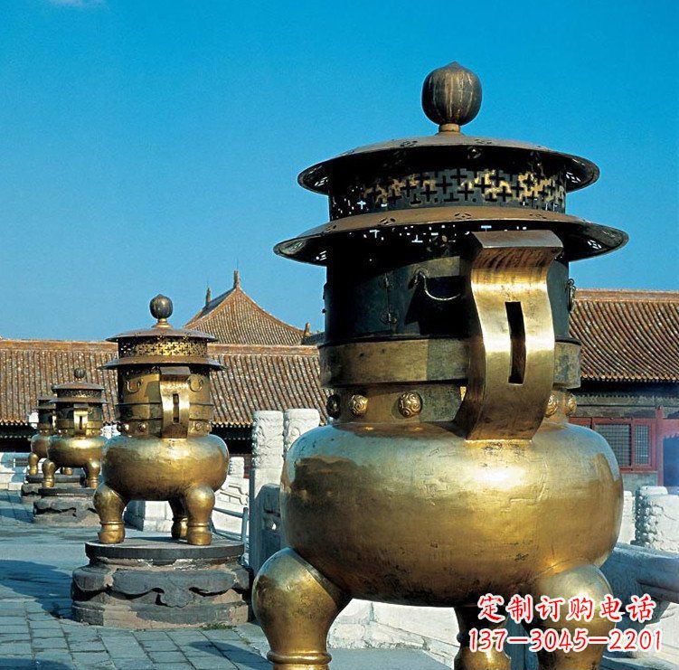 湖南专业的三足香炉雕塑