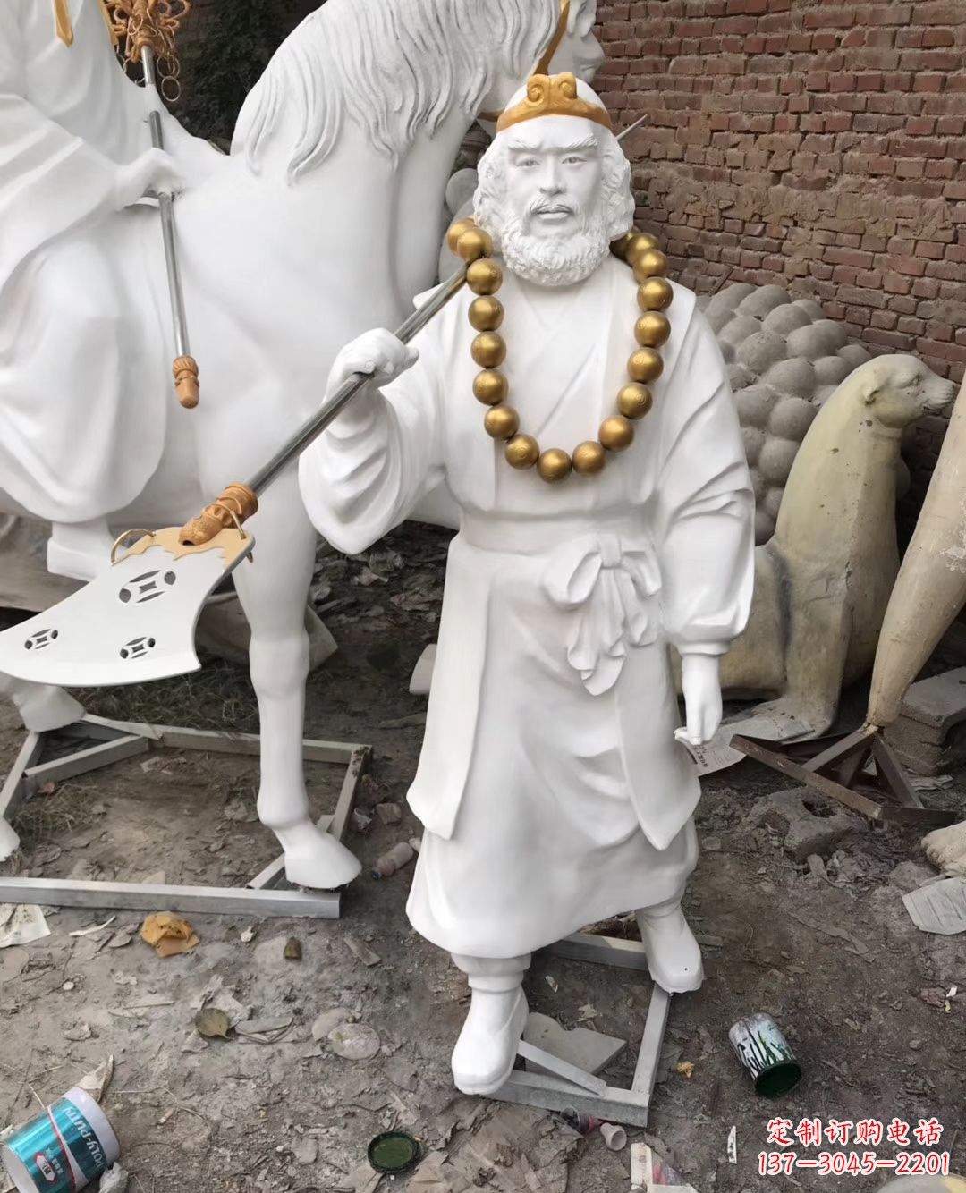 湖南沙和尚人物石雕，精美而有灵气