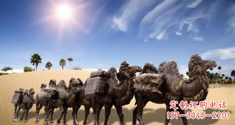 湖南中领雕塑沙漠骆驼铜雕制作工艺与定制标准