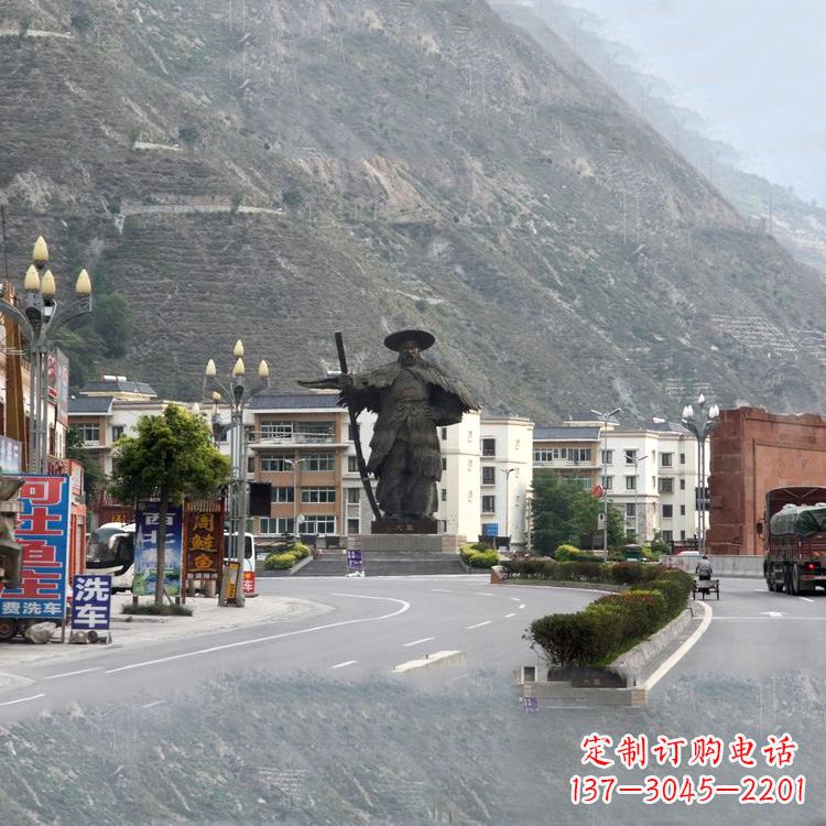 湖南唯美雕塑--大禹城市街道景观雕像