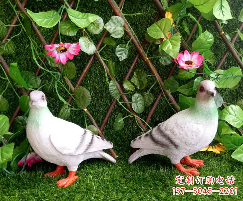 湖南传递和平的鸽子雕塑