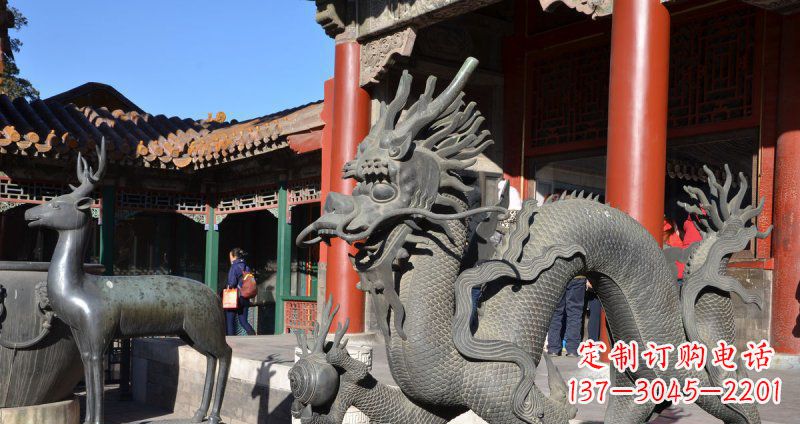 湖南中领雕塑厂家的青铜神龙雕塑,以神龙作为主…