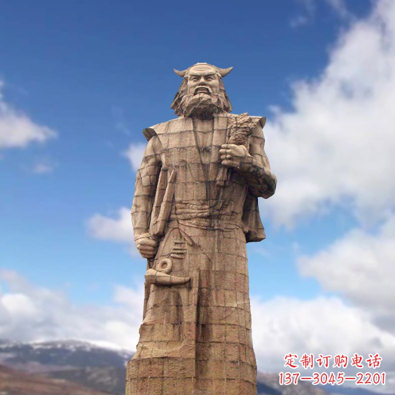 湖南神农大型石雕像