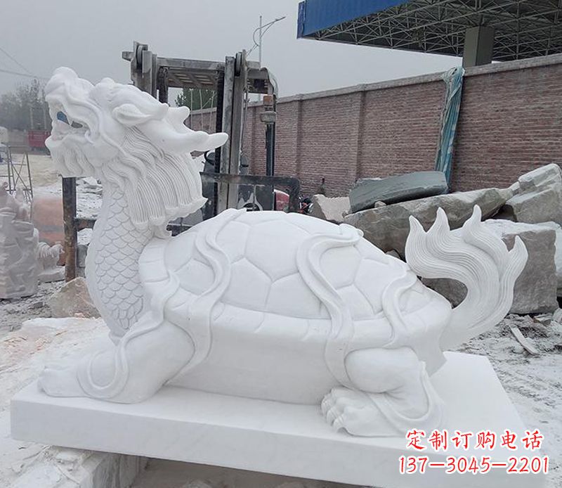 湖南神兽龙龟石雕