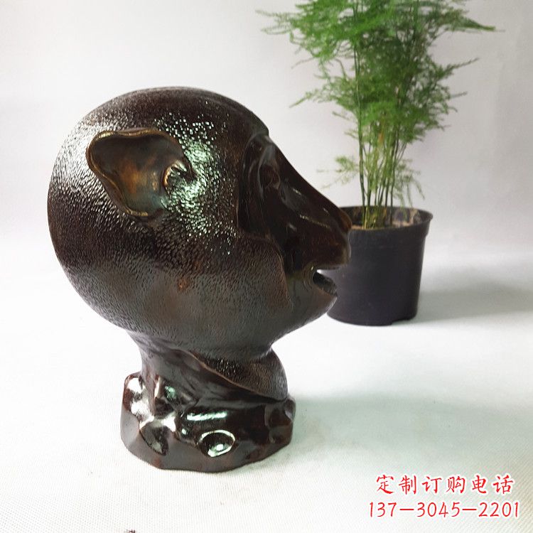 湖南中领雕塑:精美艺术品——猴年生肖铜兽雕塑