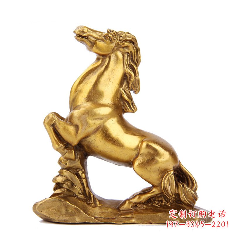湖南精致铸铜马雕塑,古典微雕叠置美感