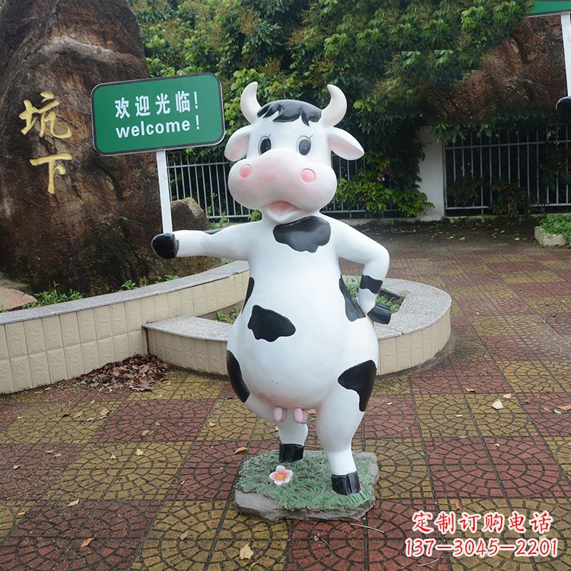 湖南中领雕塑:生肖牛卡通雕塑