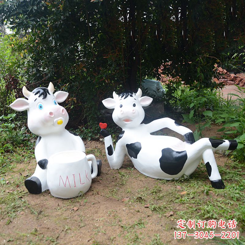 湖南中领雕塑出品:生肖牛卡通雕塑