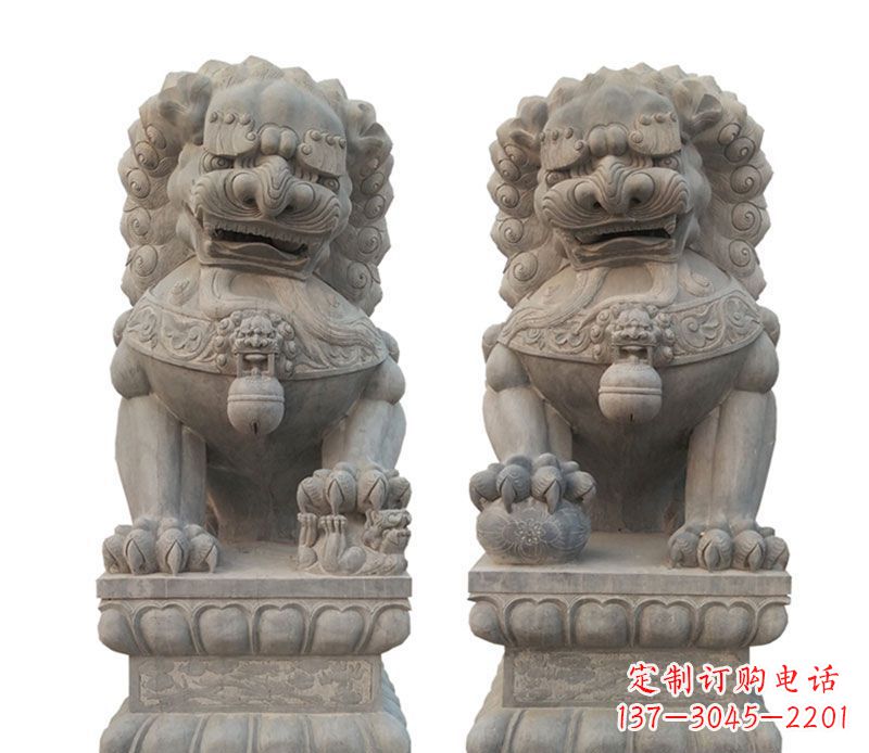 湖南精美狮子石雕,让您的家居更加完美