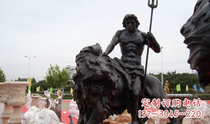 湖南狮子座铜雕:狮子雕塑把你的星座进行升华