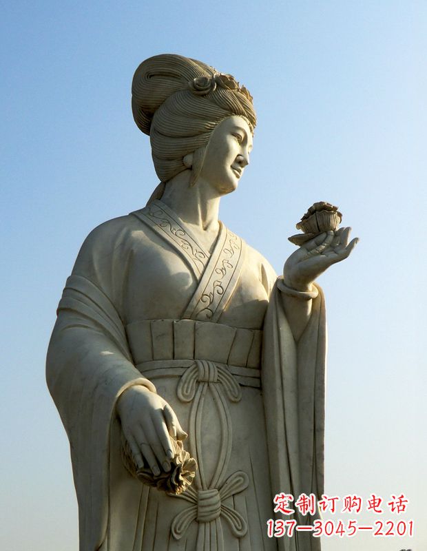湖南中领雕塑推出的古典美人雕塑,是一个古典美…