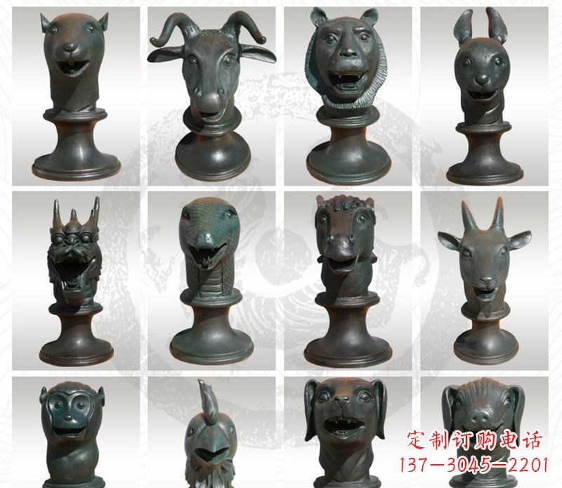 湖南限量版十二生肖铜雕塑