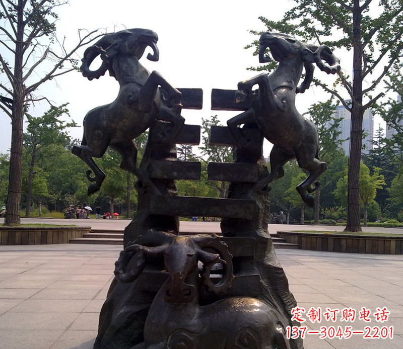 湖南传统工艺铜雕十二生肖
