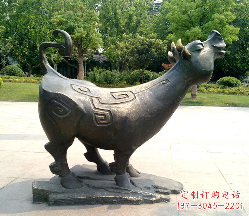 湖南十二生肖铜雕塑,中领领先一步