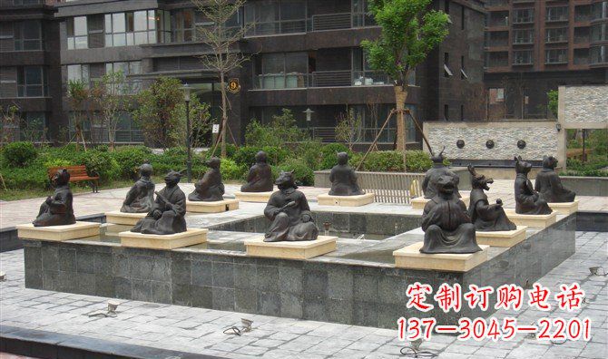 湖南中领雕塑:传承十二生肖文化的铜雕精品
