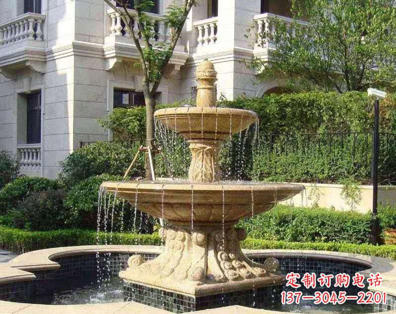 湖南美轮美奂的喷泉雕塑