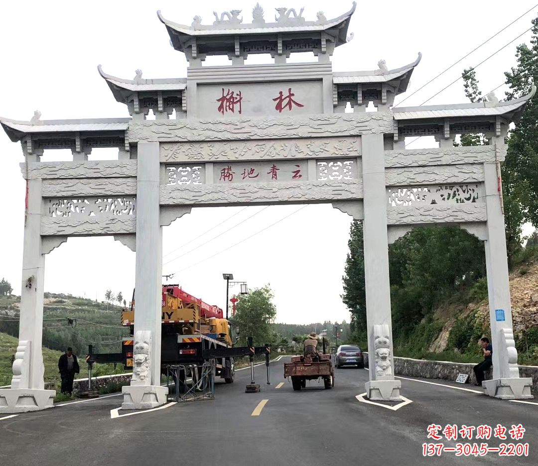 湖南中领雕塑牌楼雕塑,精美绝伦
