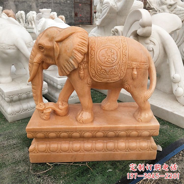 湖南立柱大象雕塑,集美观和实用于一体