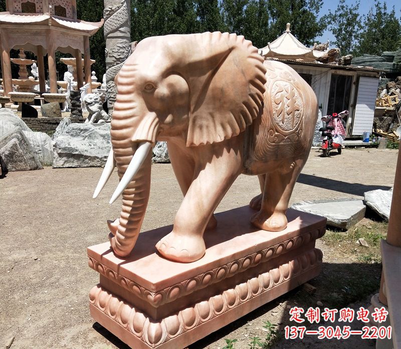 湖南精美大象櫈,领雕工艺独特