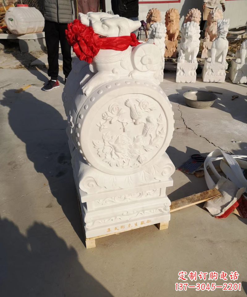 湖南中领雕塑出品:石雕招财大象雕塑