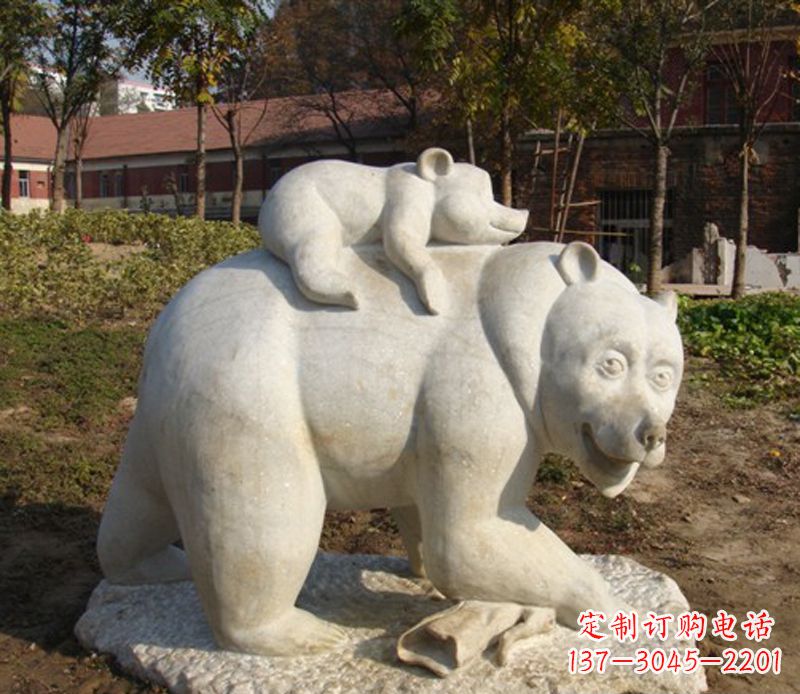 湖南狗熊雕塑景观,给你一个精美园林