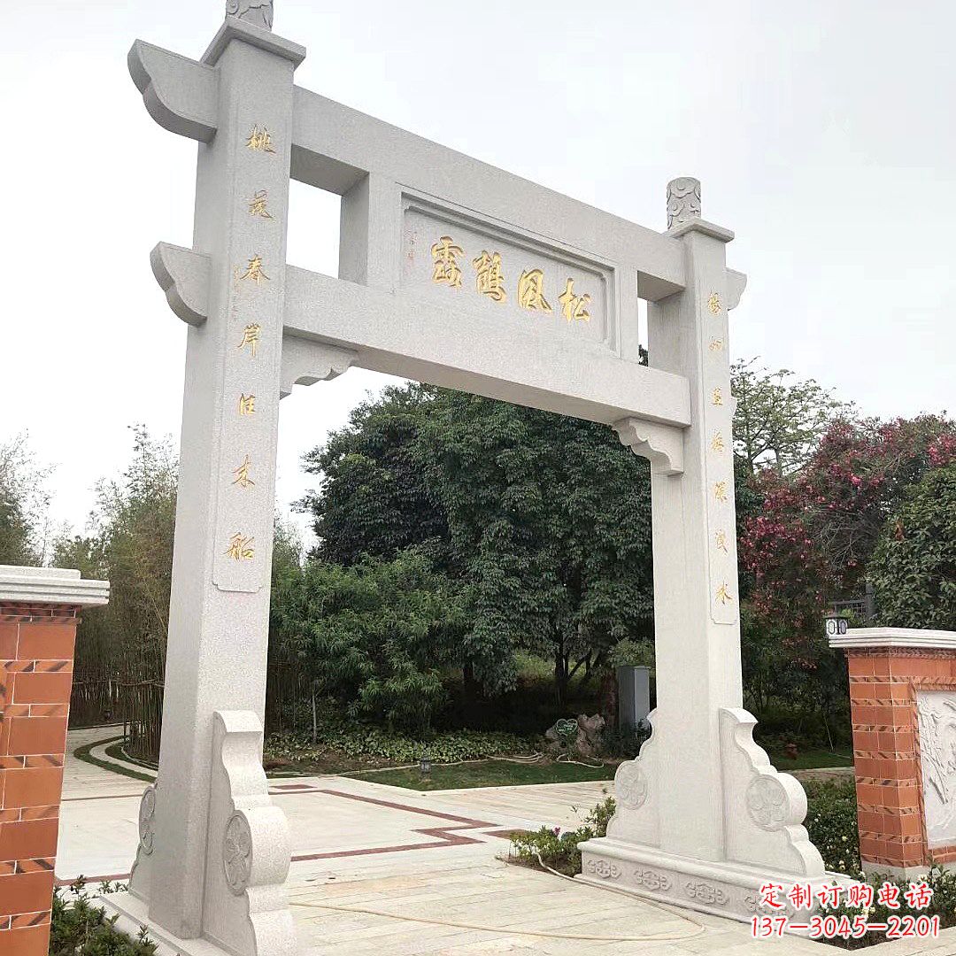 湖南精美绝伦,贵族气质的牌坊雕塑
