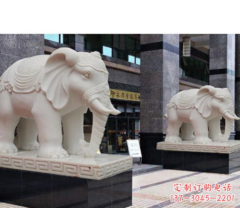 湖南最佳选择——石雕酒店大象雕塑