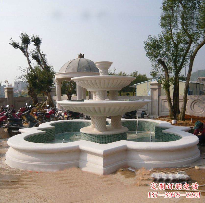 湖南石雕喷泉:源源不绝的悠然美景