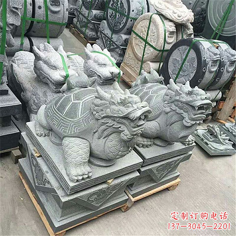 湖南精美的乌龟石雕精品