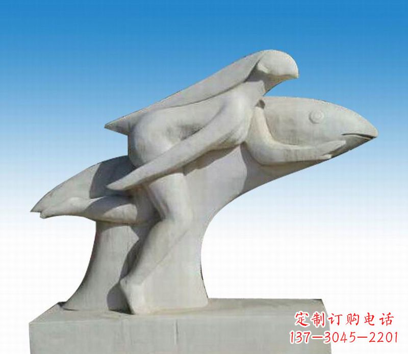 湖南中领雕塑海豚雕塑,让你的公园变得出众!