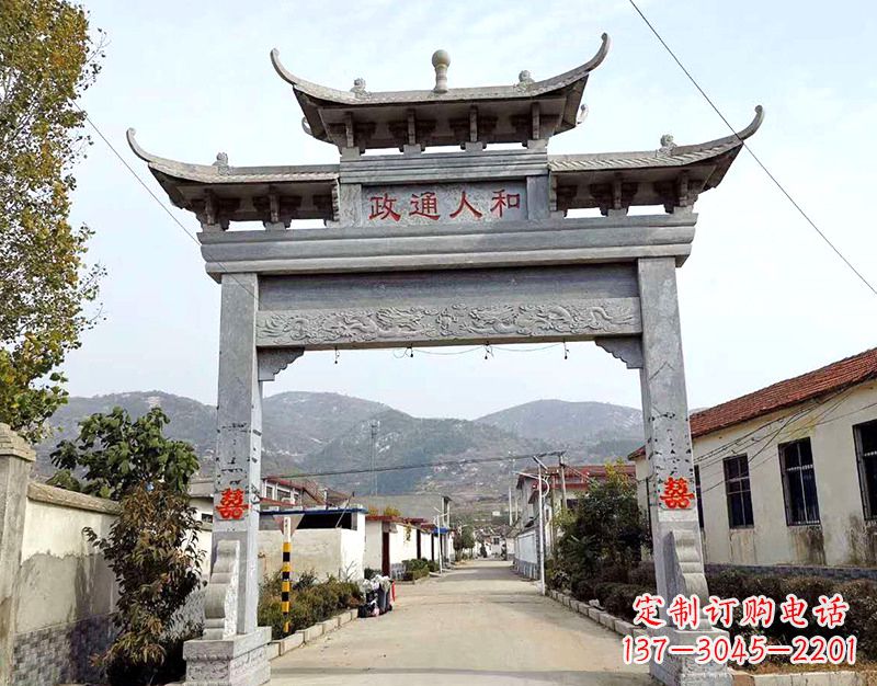 湖南全球领先的石雕牌楼雕塑定制服务