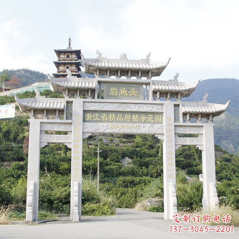 湖南精美的牌楼雕塑,象征着一种贵族文化