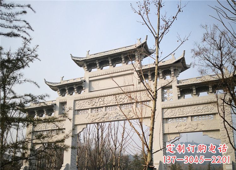 湖南定制高品质牌坊雕塑