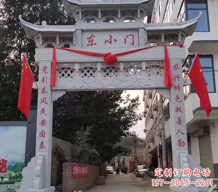湖南精美锻铸牌楼雕塑,展现独特艺术魅力