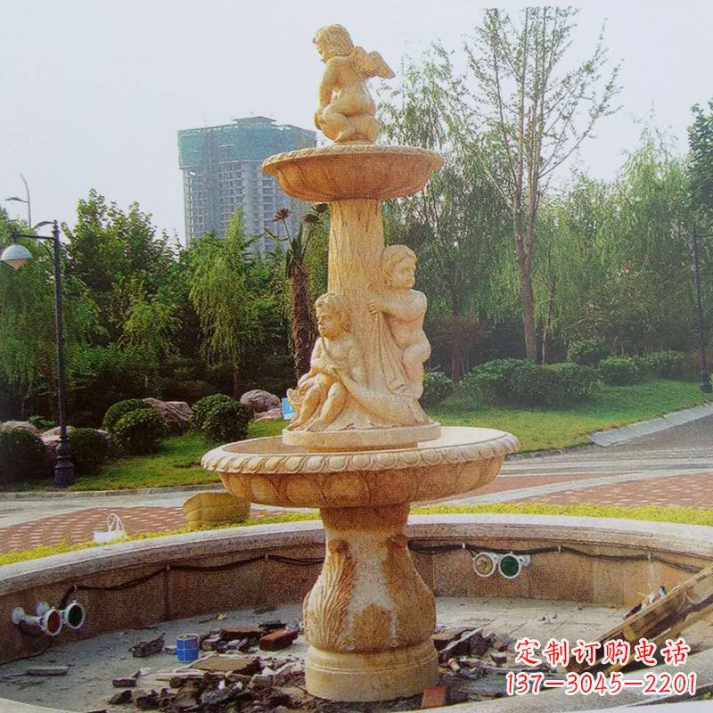 湖南石雕喷泉龙头——美观优雅的水景定制
