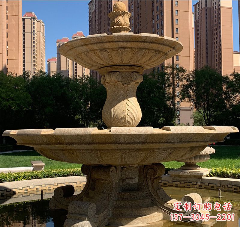 湖南石雕喷泉水景