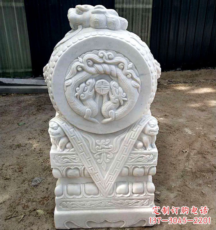 湖南精致麒麟,点亮门墩