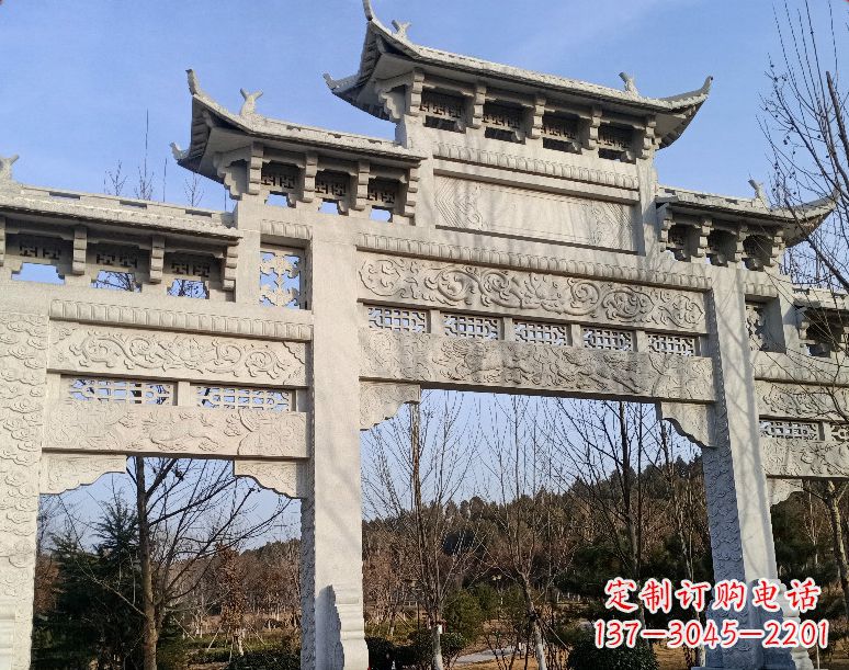 湖南石雕乡村牌坊