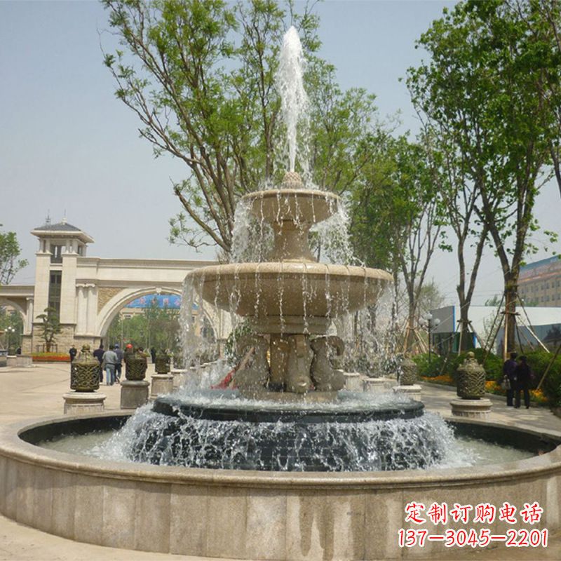 湖南石雕音乐喷泉
