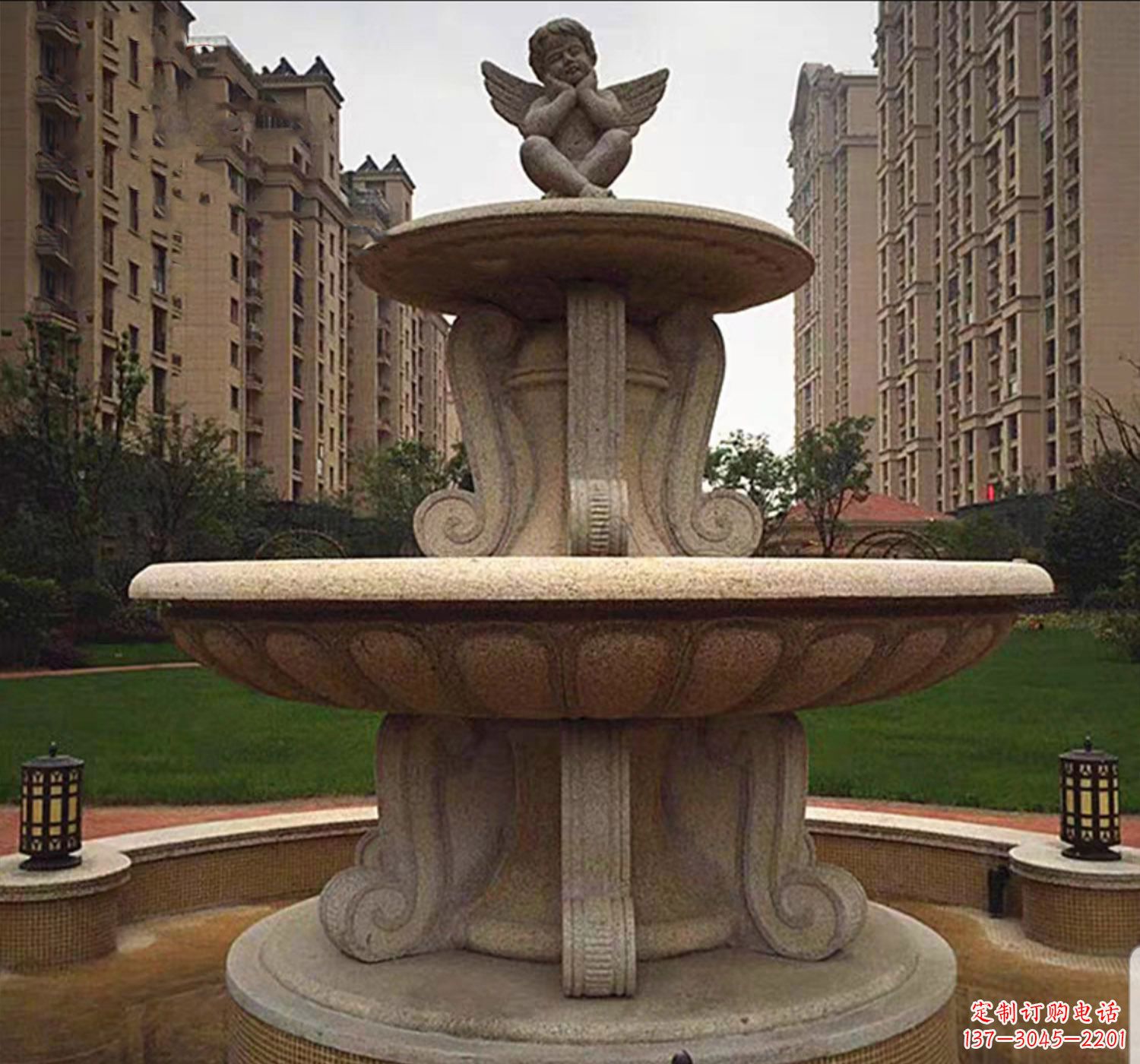 湖南石雕鱼喷泉