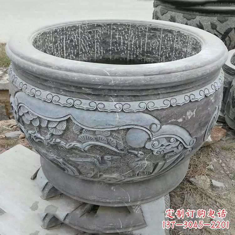湖南石刻园林鱼缸